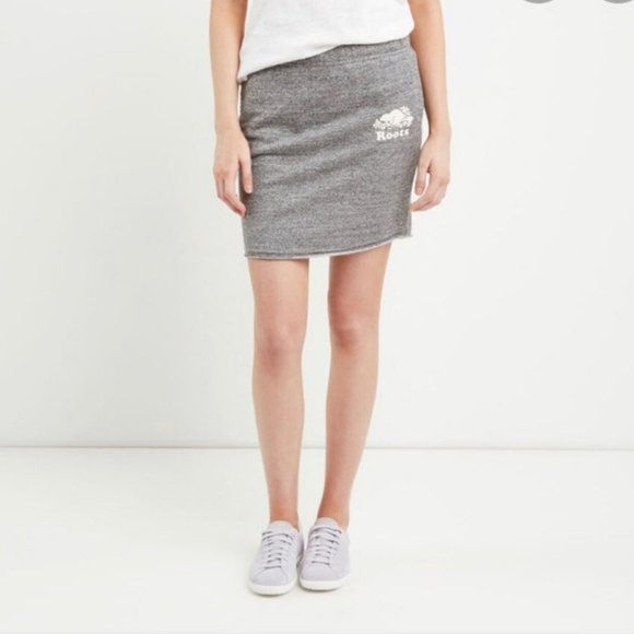 Roots Dresses & Skirts - Roots Salt & Pepper Mini Sweat-Skirt Medium